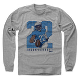 Mens Long Sleeve Heather Gray