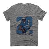 Mens Men's V-Neck Heather Gray