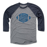 Mens Baseball T-Shirt Navy / Heather Gray