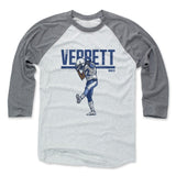 Mens Baseball T-Shirt Heather Gray / Ash