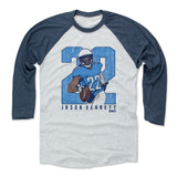 Mens Baseball T-Shirt Indigo / Ash