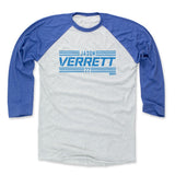 Mens Baseball T-Shirt Royal / Ash