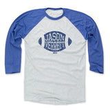 Mens Baseball T-Shirt Royal / Ash