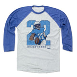 Mens Baseball T-Shirt Royal / Ash