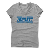 Womens Women's V-Neck Athletic Gray