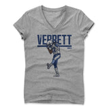 Womens Women's V-Neck Athletic Gray