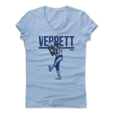 Womens Women's V-Neck Baby Blue
